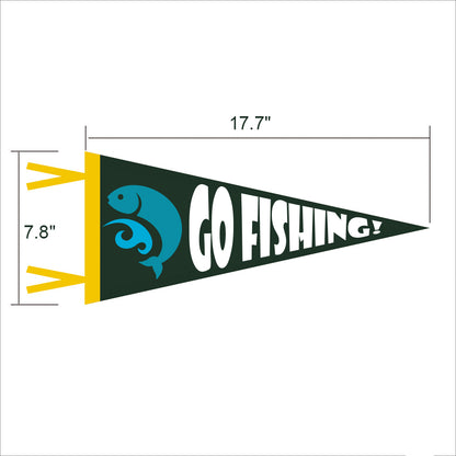 Custom Full Colored Felt Pennant Flag Banner