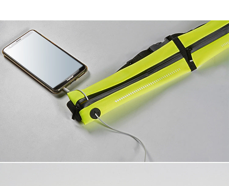 Reflection Fanny Pack Outdoor Sports Water Resistant Polyester Waist Bag