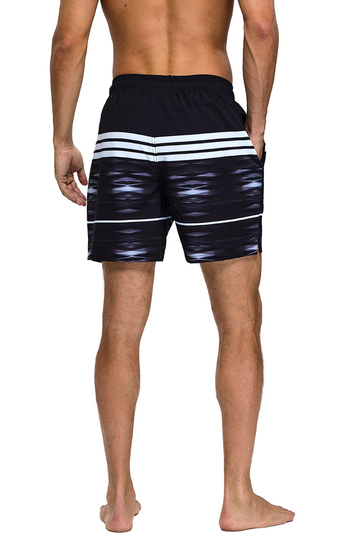 Mens Swim Trunks Swimming Shorts 2" 1 Stretch Quick Dry Zipper Pockets