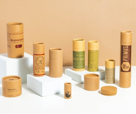 Kraft Paper Tube Gift Wrapping 8 x 3"