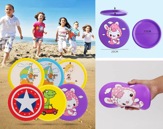 Kids Flying Disc Toy Outdoor Playing Lawn Game Disk Flyer
