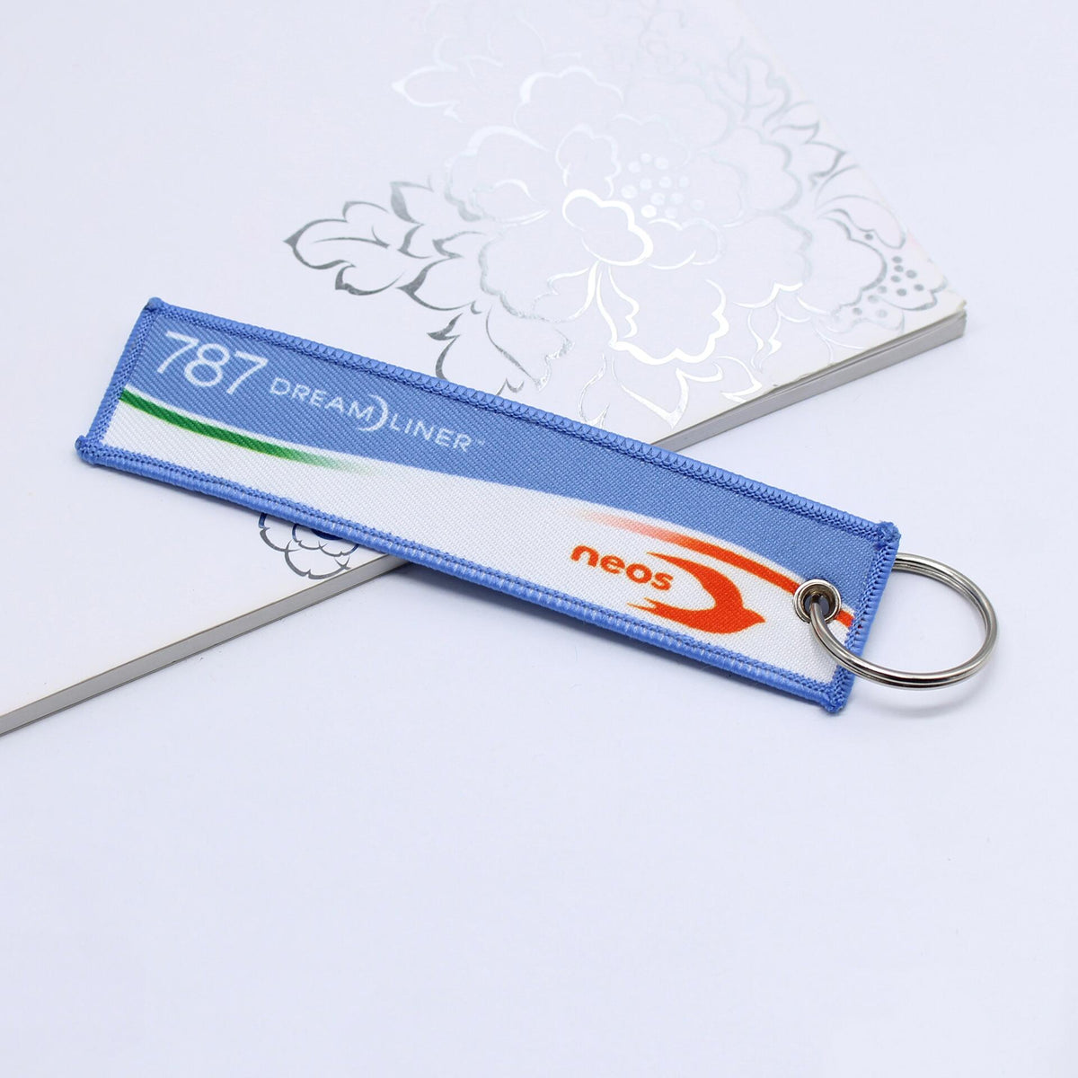 Full Color Non Woven Webbing Keychain