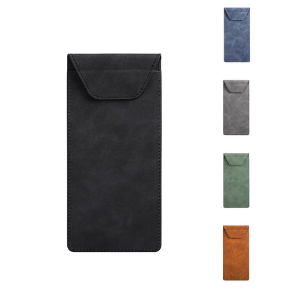Leather Magnetic A4 Document Folder With Magnetic Closure