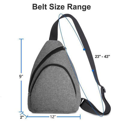 Sling Bag Chest Bag Single Shoulder Backpack Crossbody Bag For Men And Women
