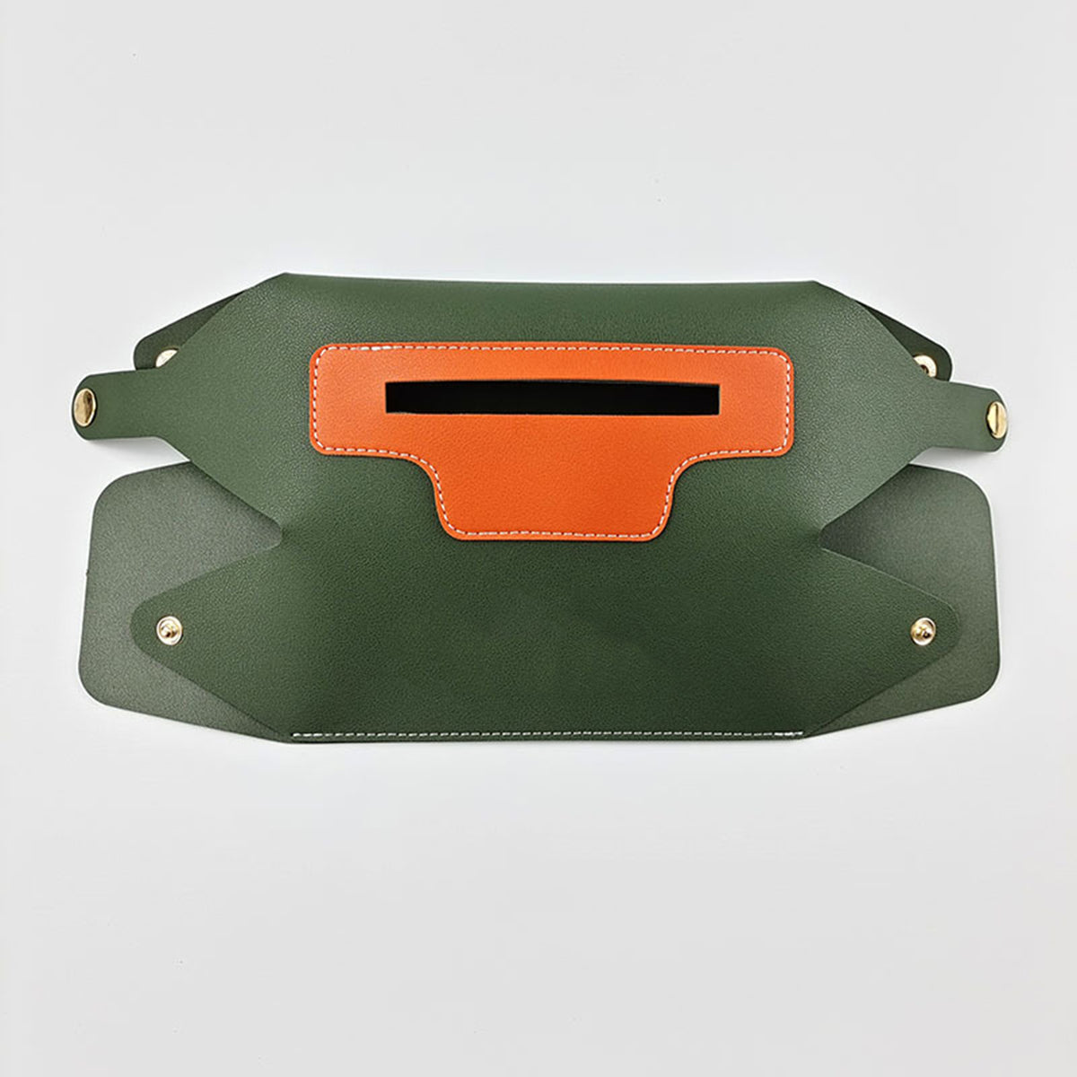 PU Leather Tissue Box Cover Rectangle - Modern Tissue Box Holder