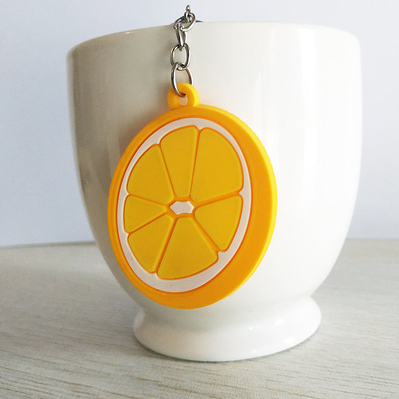 Custom 3D Raised Shaped Soft Touch PVC Keychain - Two Sides Printing