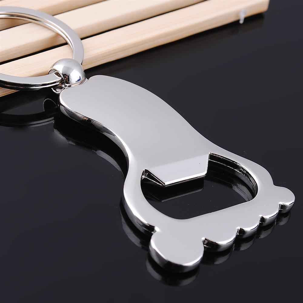Fashion Bottle Opener Foot Shaped Keychain