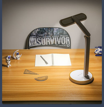 LED Foldable Desk Lamp, 3 Lighting Brightness Levels W/Adjustable Arm