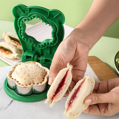 Flower Shaped Sandwich Cutter Sandwich Sealer Cutter Crustless Sandwich Maker for Lunchbox