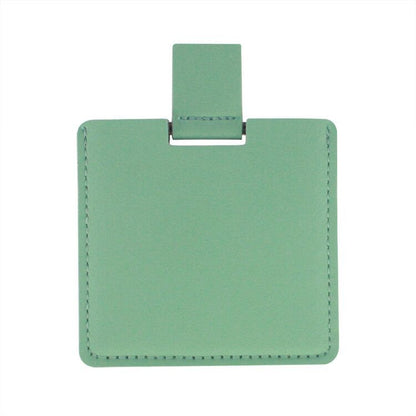 Shatterproof Stainless Steel Rectangle Makeup Mirror With PU Leather Cover