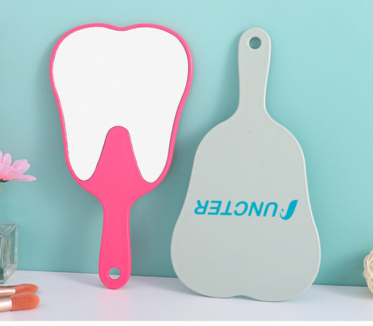 Tooth Shaped Handle Mirror/Dental Clinic Mirror