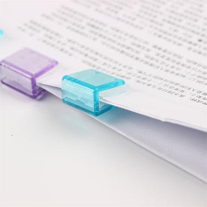 Transparent Book Clip Paper Clip Prevent Books From Curling Clip Bookmark