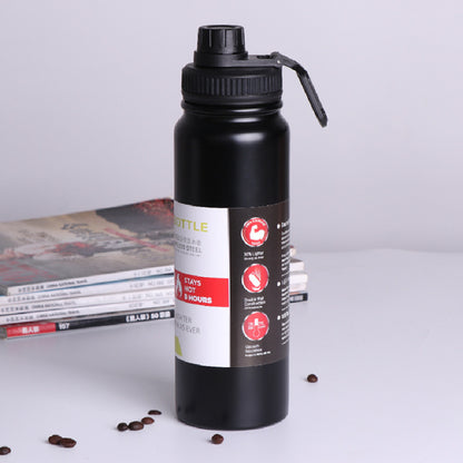 800ML/27oz 304 Stainless Steel Tumbler Vaccum Insulated Water Bottle For Outdoor Home Office Or Car