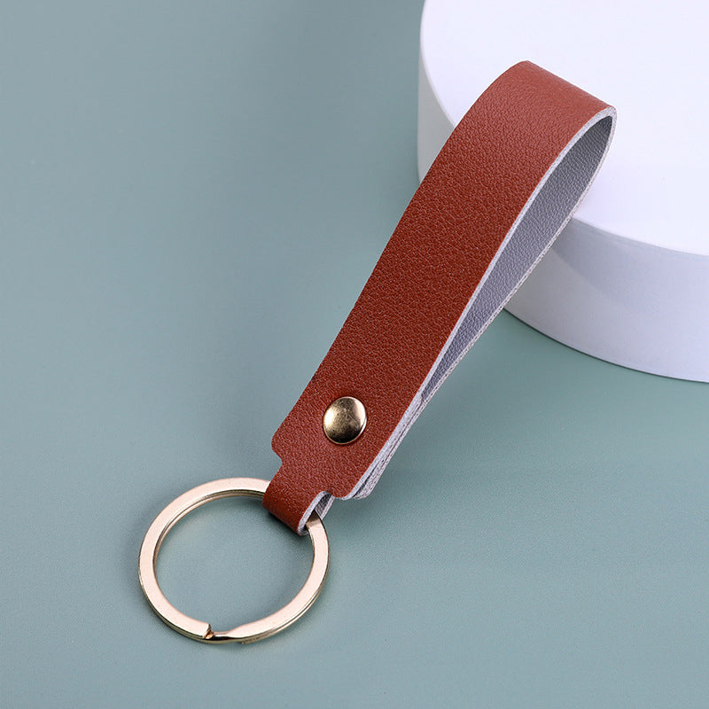 PU Leather Keychain for Car Home Key Ring Strap Holder Lanyard Women Men Universal Key Fob Keychain