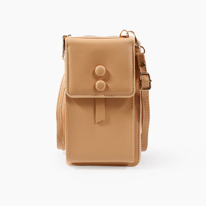 PU Leather Cell Phone Purse Bag Small Crossbody Bag Mini Messenger Bag Wallet Bag Shoulder Handbag