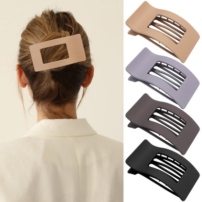 Square Flat Clamp Hair Claw Clips Hair Clips