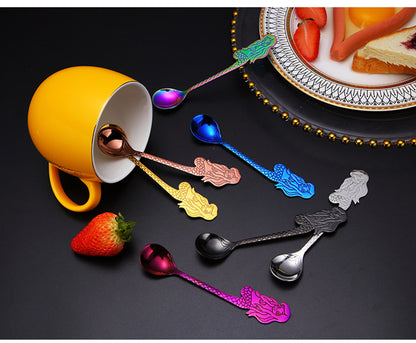 Mermaid Coffee Spoon Stainless Steel Hanging Spoon