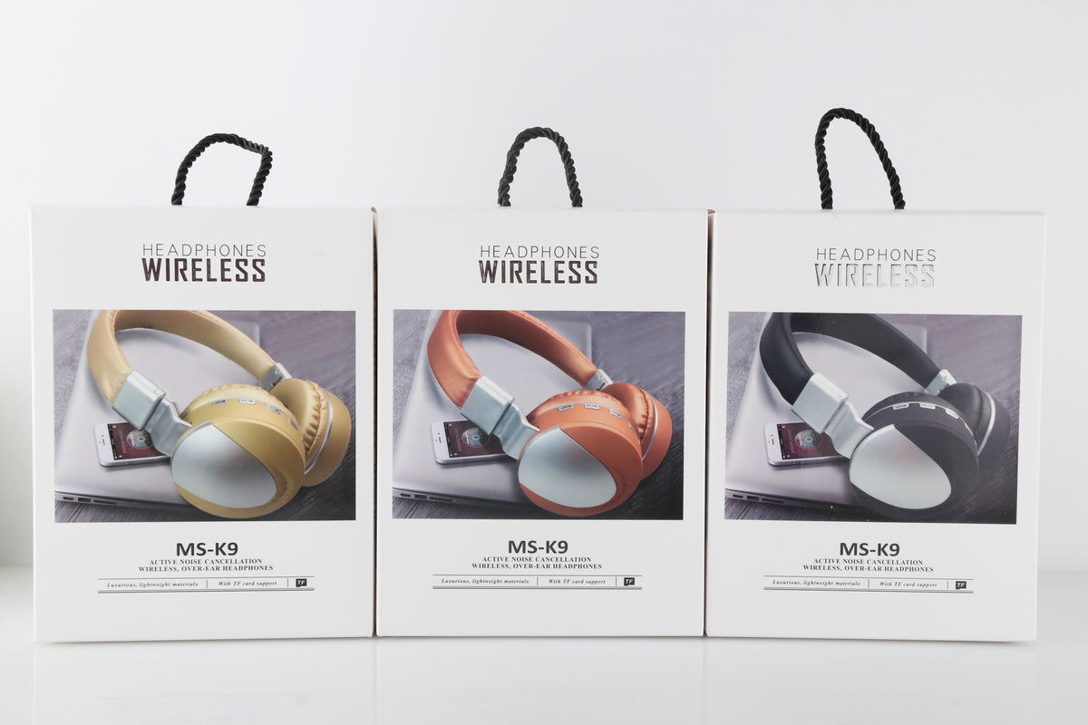 Big Bass Headset Wearing Wireless Headphone