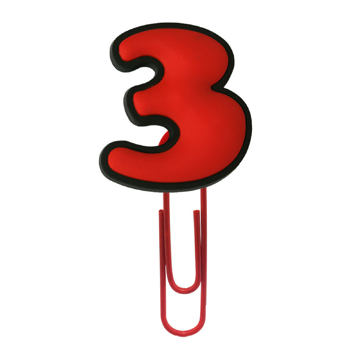 Patch Number Series - Number Three Paper Clip #3