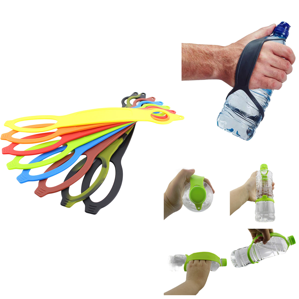All - Purpose Colors Silicone Water Bottle Strap