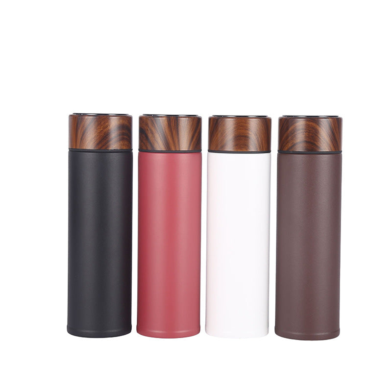 Temperature Display Stainless Steel Water Bottle 11 oz.