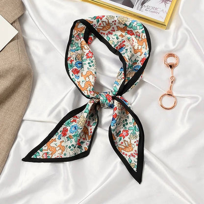 3.7x37" Imitation Silk Scarf Neck Scarf Hair Scarves