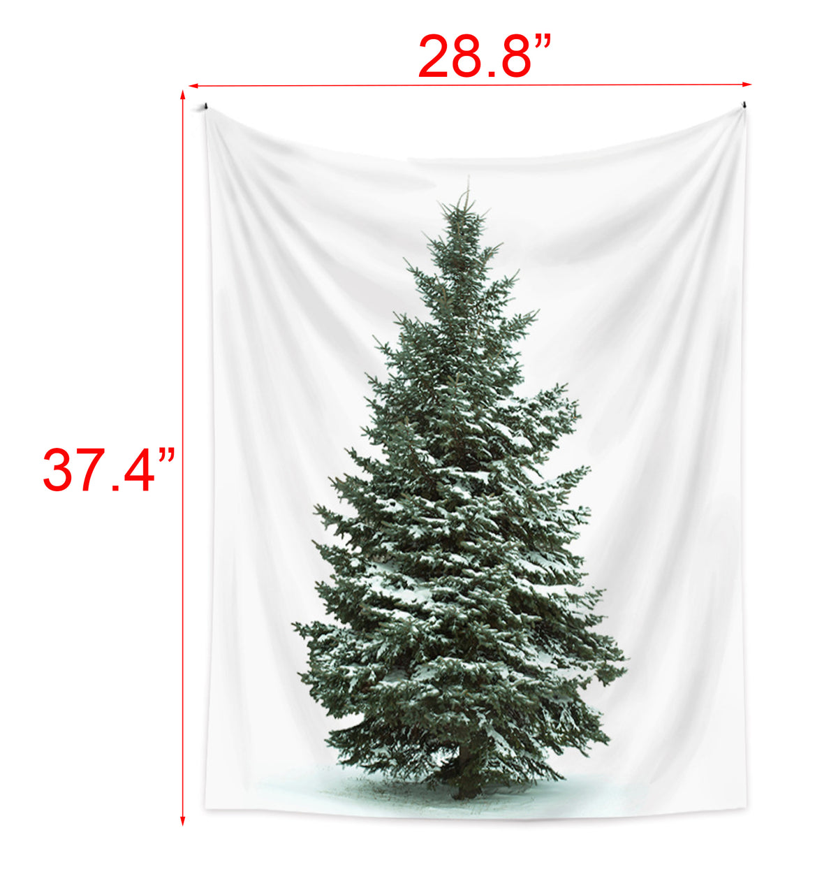 28.8" x 37.4" Christmas Tree Tapestry Flannel Tapestry -#3