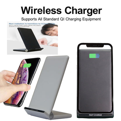 10W Hot Selling Foldable 2" 1 Charging Wireless Charger Phone Stand
