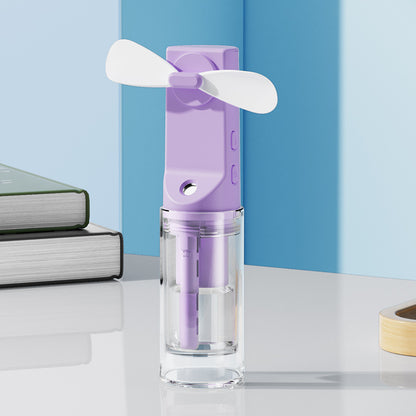 Rechargeable Misting Fan Mini Handheld Fan Spray Fan With Water Tank