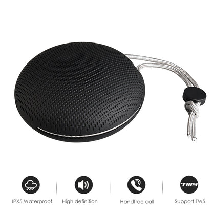 New Powerful Stereo Sound Round Shape Portable Wireless W/ Selfie Function