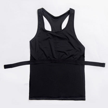 Women's Yoga Sports Bra Strappy Bralette Bra Running Vest Athletic Shirt
