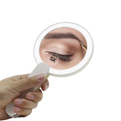 Folded LED Cosmetic Mirror