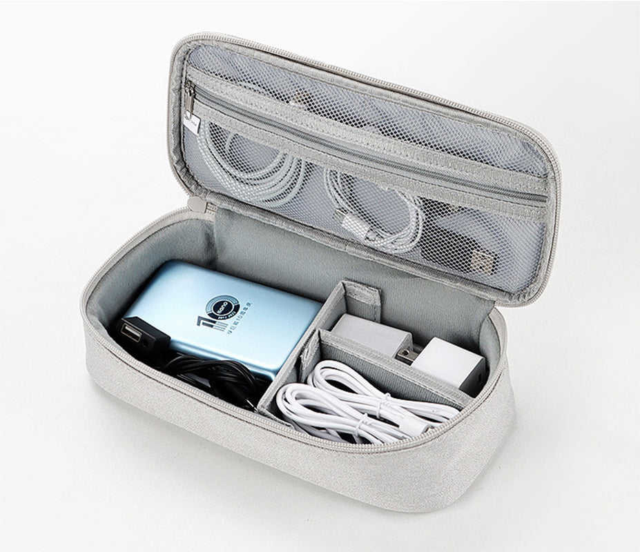 Electronic Accessories Organizer Travel Cable Organizer Bag Pouch (Large Size)