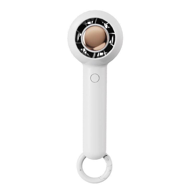 Mini Handheld Fan Rechargeable Personal Ultra Quiet Portable Fan With Carabiner