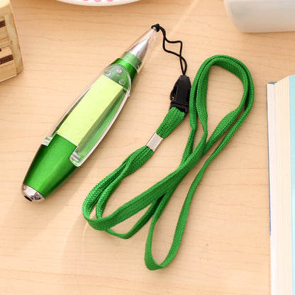 Multi-Function Capacitive Pen with LED Flashlight Writing Pens Hanging rope note paper