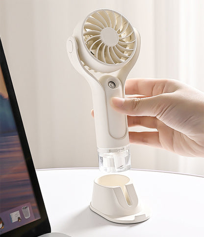 Portable Fan Misting Fan Desk Fan Handheld Fan For Outdoor Rechargeable Mini Fan