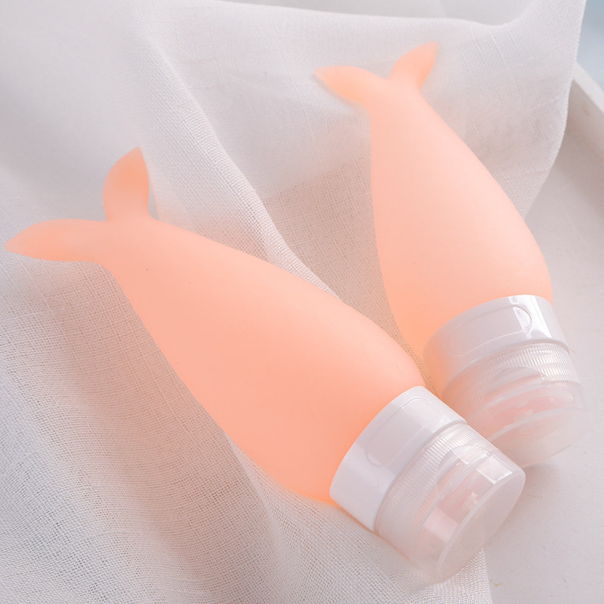 3 OZ Travel Split Bottles TSA Approved with Label Silicone BPA Free Refillable Cosmetic Container