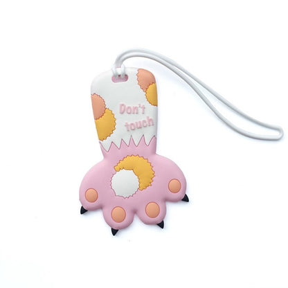 Fully Customizable 3D Raised Soft PVC Luggage Tag With Printed Back
