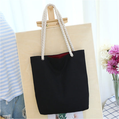 Canvas Grocery Shopping Tote Bag