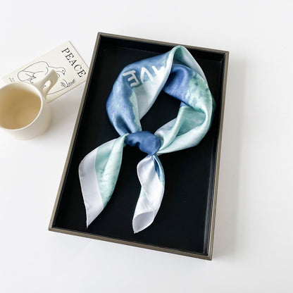 28" x 28" Stain Square Scarf Neck Scarves Kerchief Neckerchief Headband Handbags Wrap Scarf #43