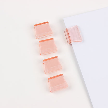 Transparent Book Clip Paper Clip Prevent Books From Curling Clip Bookmark