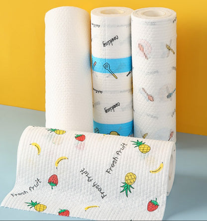 Disposable Cleaning Towel Reusable Cleaning Cloths Roll Non Woven Wiping Rag House Cleaning Cloth