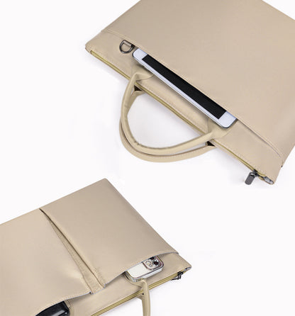 13" Laptop Bag Tote Bag Business Work Bag For Women With Carrying Handle And Shoulder Strap