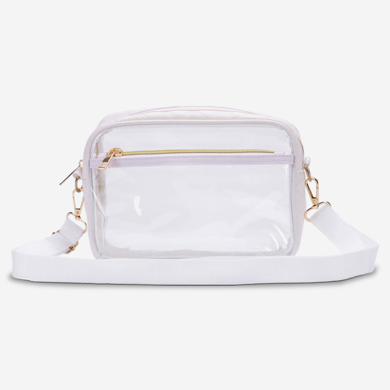 Transparent PVC Single Shoulder Crossbody Bag