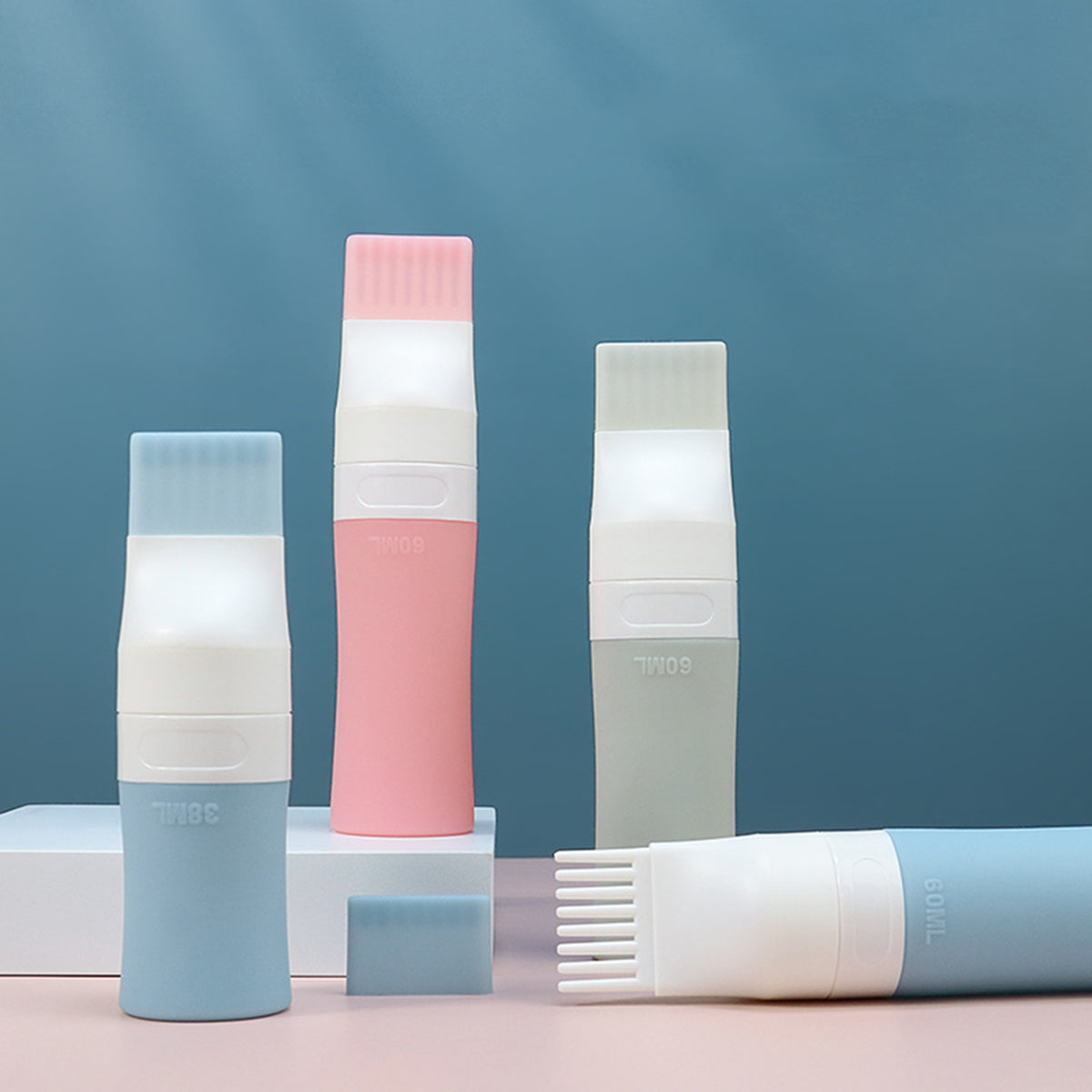 1.28 OZ Leak Proof Travel Bottles For Toiletries Refillable Liquid Container Shampoo Containers