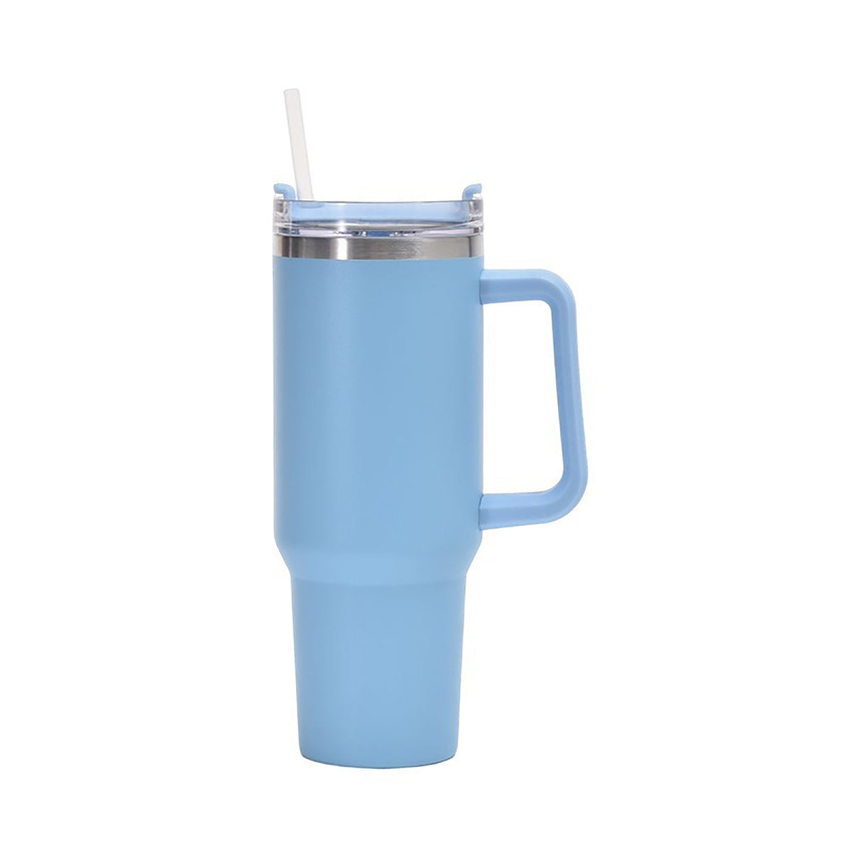 40 Oz/1200ml Car Tumbler Insulated Stainless Steel Water Bottle With Handle & Lid & Straw