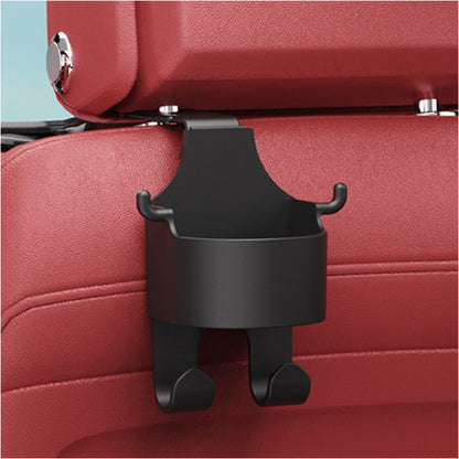Car Headrest Hook Multifunctional Mount Cup Storage for Car Seat