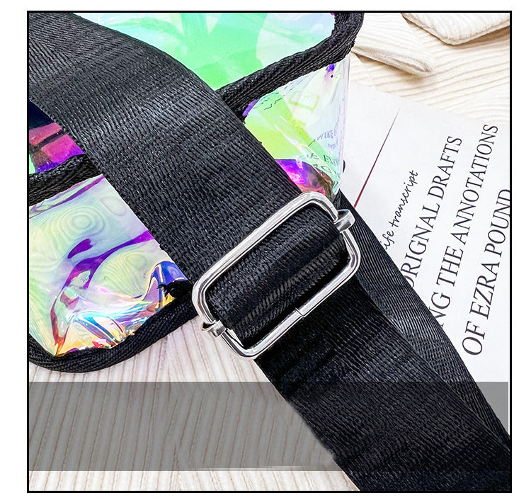 Iridescent Clear Blank Front