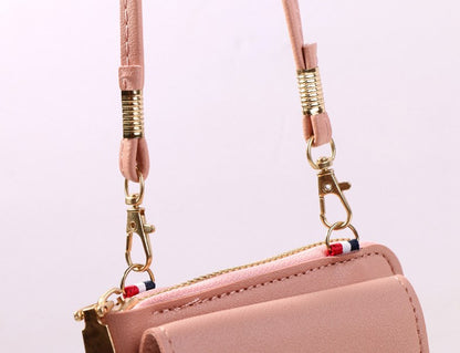 PU Leather Cell Phone Purse Bag Small Crossbody Bag Mini Messenger Bag Wallet Bag Shoulder Handbag