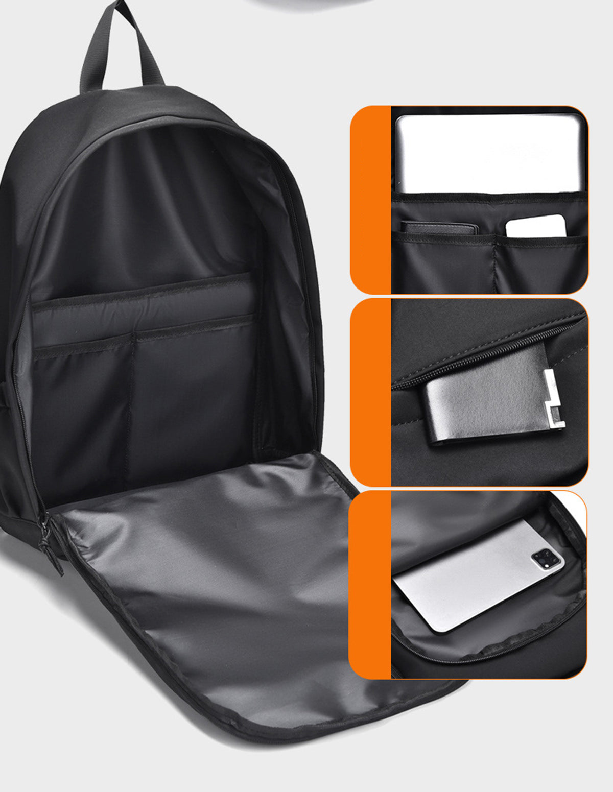 Casual Backpack Large Capacity Multi-Color 14" Lightweight Laptop Bag for Men/Women